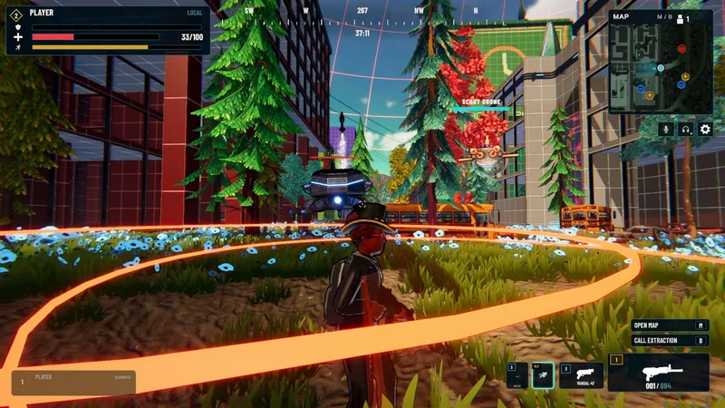 Forest district: Fighting machines among the trees