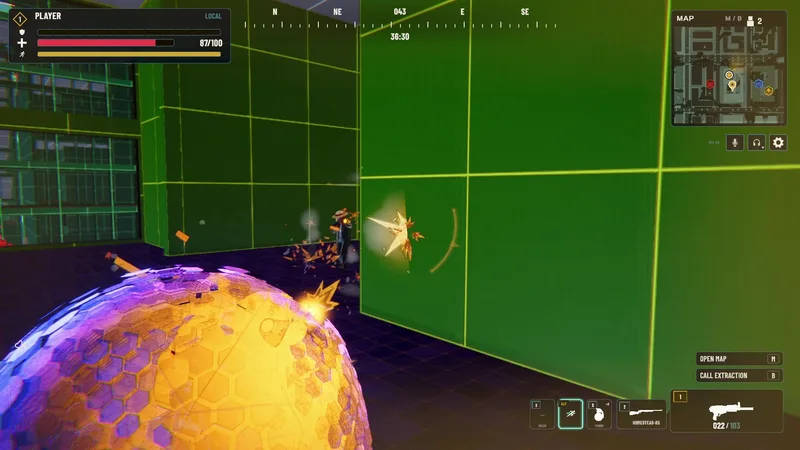 Shield burst: A PvP fight goes loud
