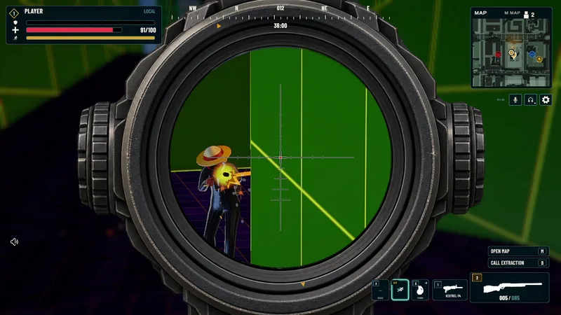 Sniper duel: Picking off a rival across the block