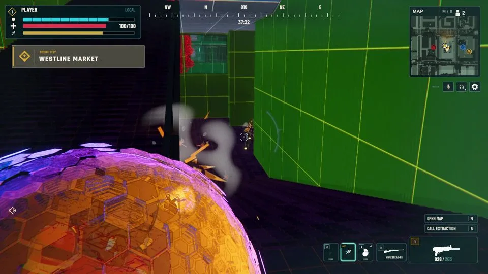 Squad-versus-squad DUSTWIRE firefight